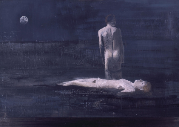 Στη λίμνη νύχτα